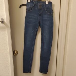 WILL DONATE FREE W/ ANY PURCHASE Emma Jordan Women's High Rise Skinny Blue Jeans